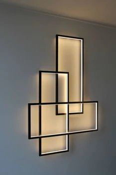 Põhjamaade seina lamp loov isiksus, elutuba seina lamp post kaasaegne minimalistlik trepikoja vahekäiguga magamistuba öölambid