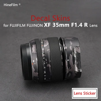 Fuji XF35 F1.4 R / 35 1.4 Objektiiv Premium Decal Naha Fujifilm Fujinon XF35mm F1.4R Objektiivi Kaitsmega Katta Kile Wrap Vinüül Kleebis